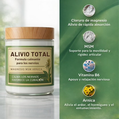 ALIVIO TOTAL | Aliviá el dolor rápidamente, sin importar dónde esté ni cuánto tiempo lo hayas sufrido.