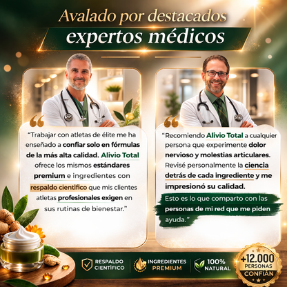 ALIVIO TOTAL | Aliviá el dolor rápidamente, sin importar dónde esté ni cuánto tiempo lo hayas sufrido.