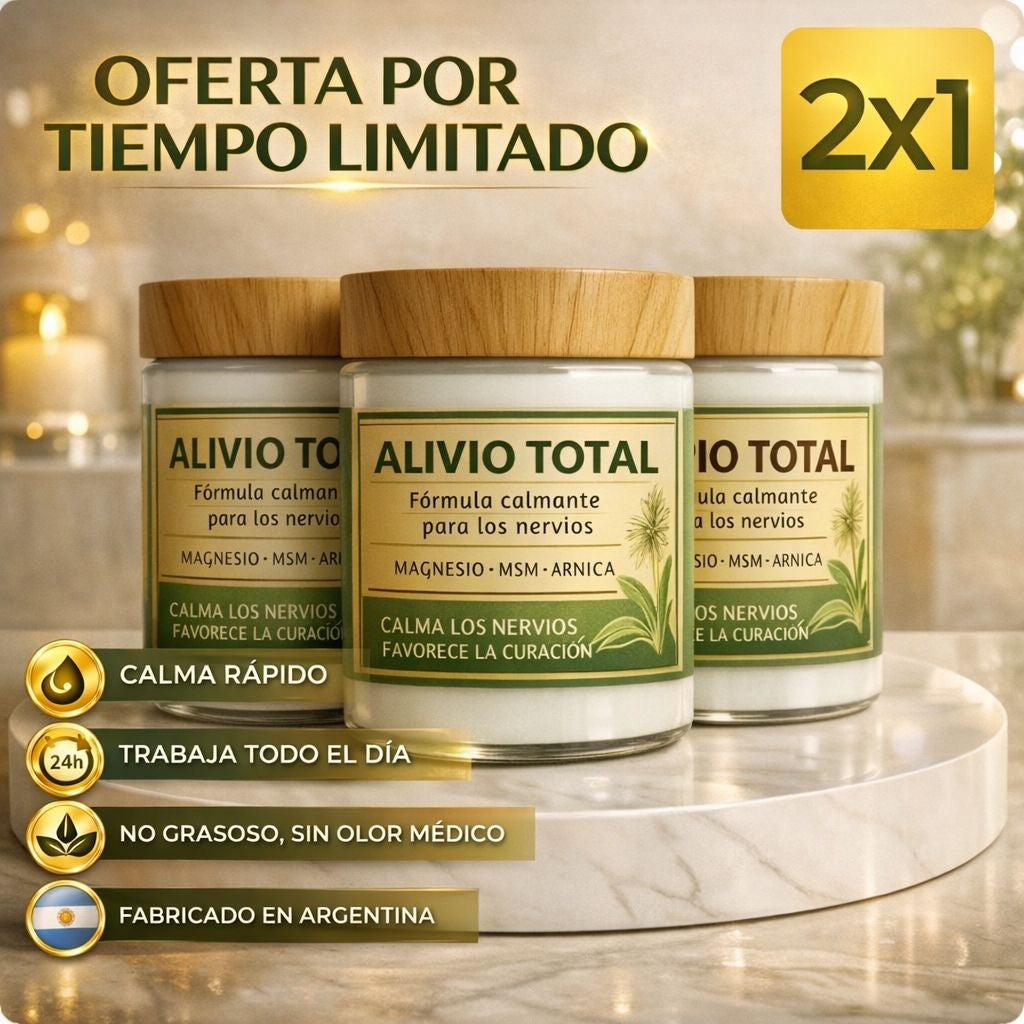 ALIVIO TOTAL | Aliviá el dolor rápidamente, sin importar dónde esté ni cuánto tiempo lo hayas sufrido.