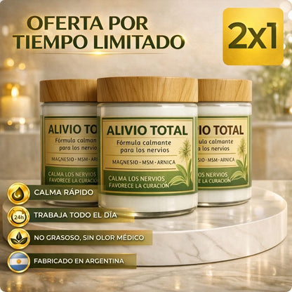 ALIVIO TOTAL | Aliviá el dolor rápidamente, sin importar dónde esté ni cuánto tiempo lo hayas sufrido.
